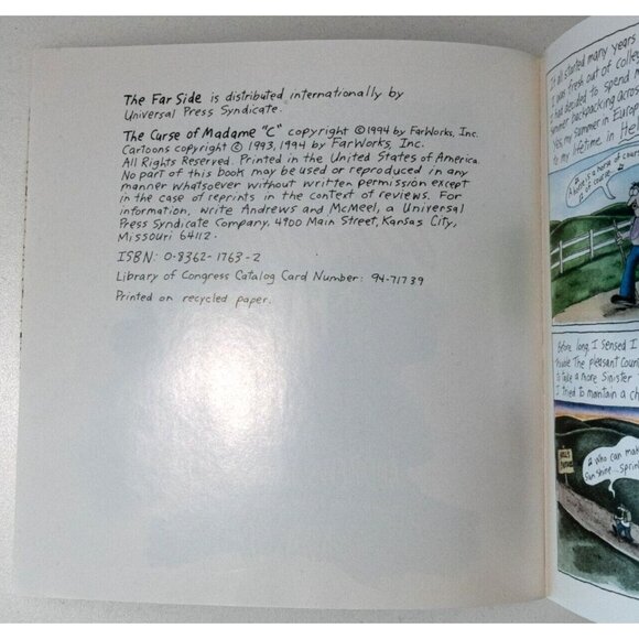 The Far Side Collection The Curse of Madame C by Gary Larson Andrew and McMeel - Picture 4 of 5